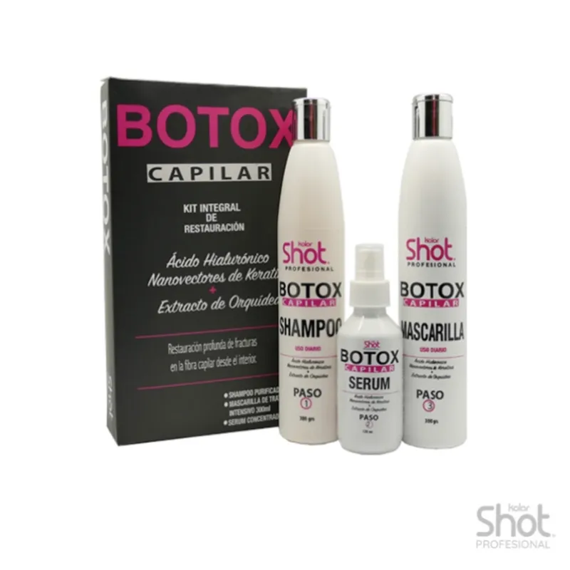 Kit Integral de Botox Capilar