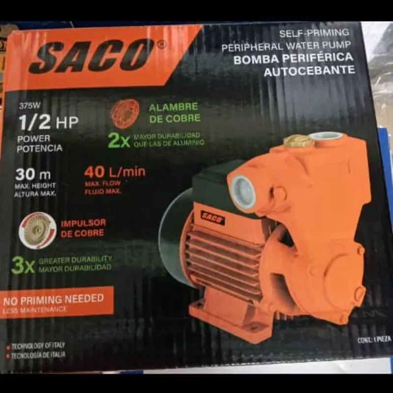 Bomba de agua autocebante