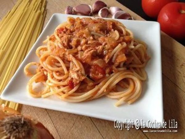 (QB) Espaguetis con Atún