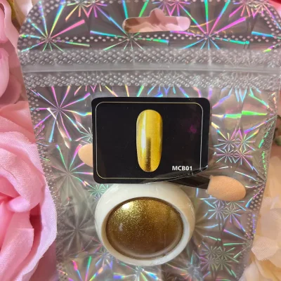 Efecto espejo dorado