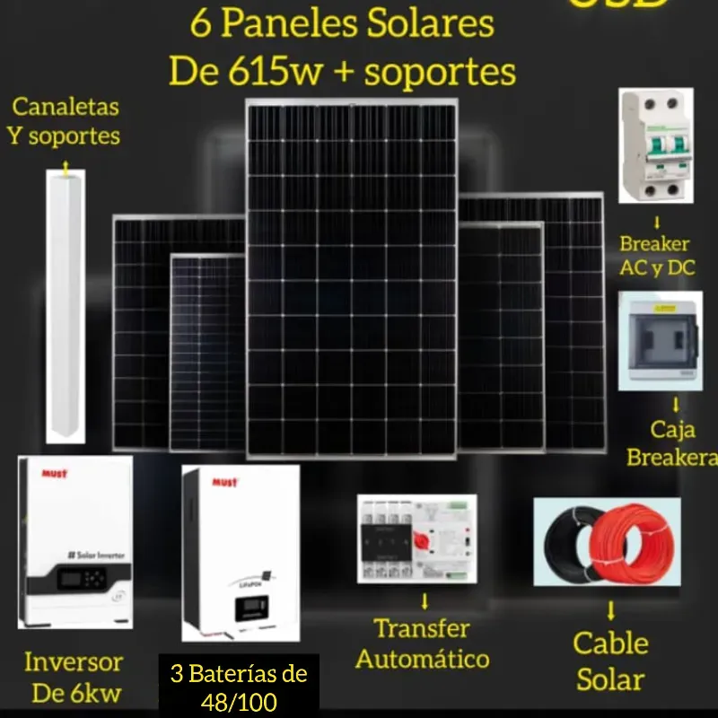 ☀️Kit fotovoltaico 6Kw