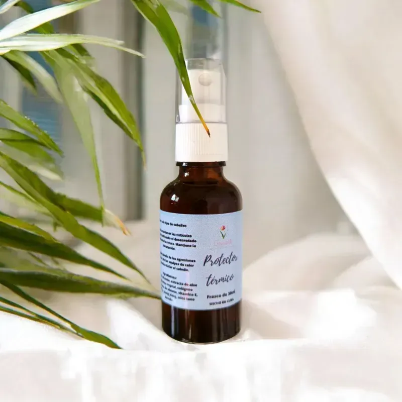 Protector térmico con glitter  (capilar)