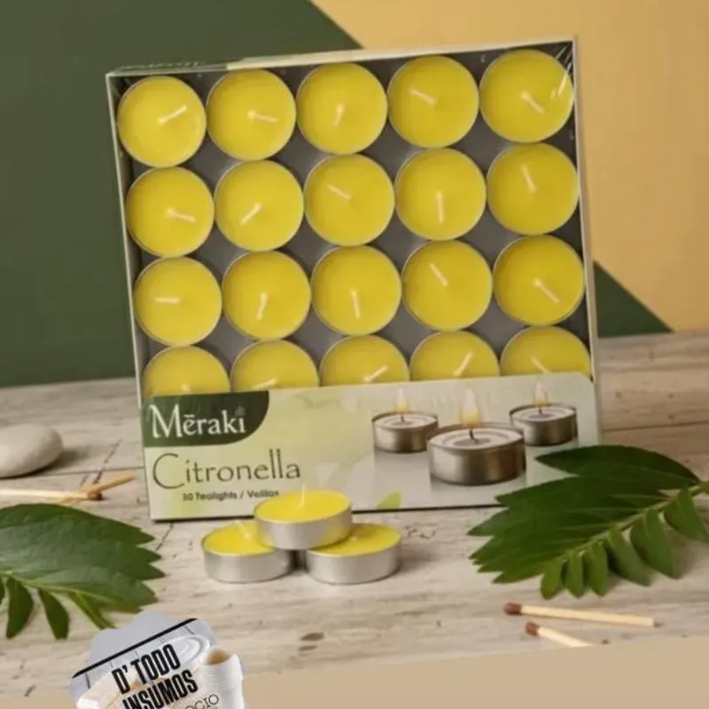 Vela aromática chiquita/Citronella
