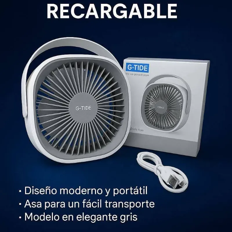 Ventilador recargable