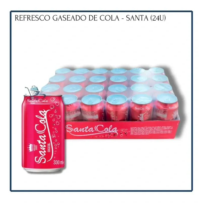 Refresco Gaseado Cola - Santa 330ml (24u)