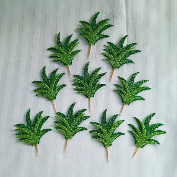 Minitopper para cupcake (Tropical)