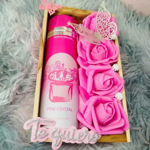 Regalo con 4 rosas