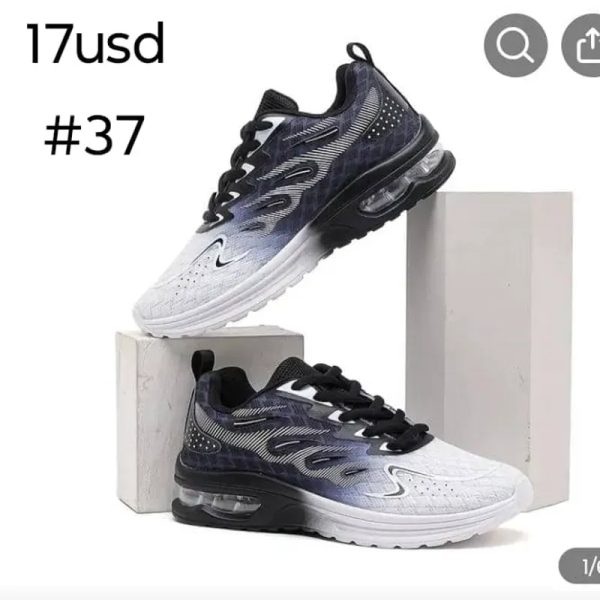 Tenis degradados negros