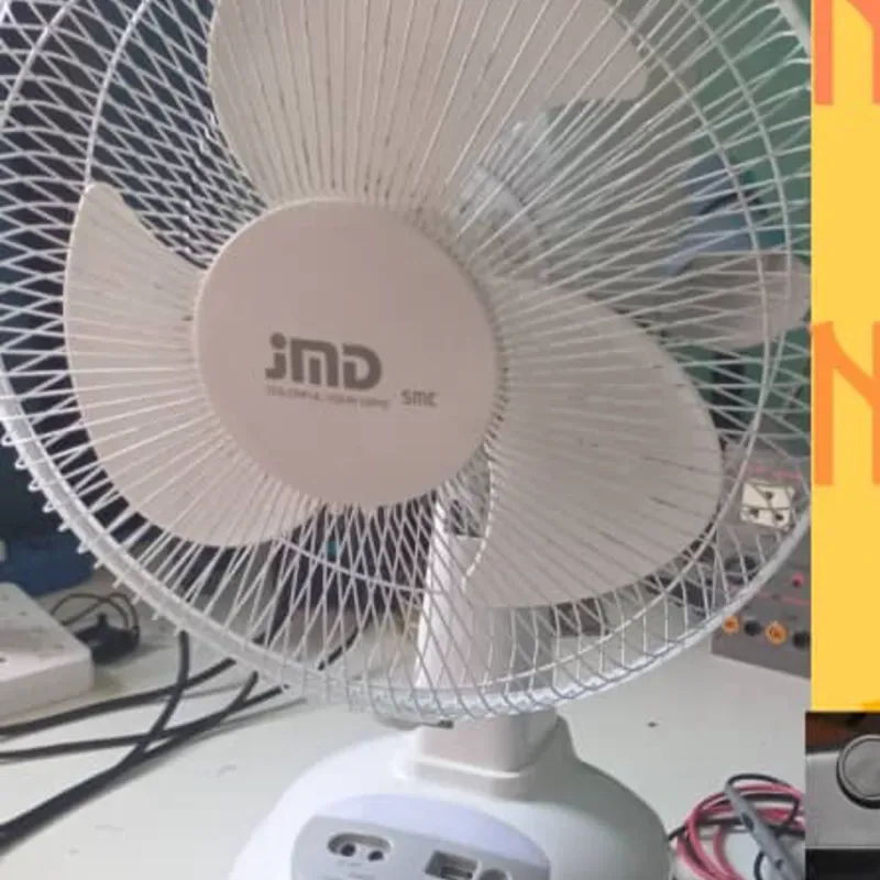 Defectación de ventiladores recargables