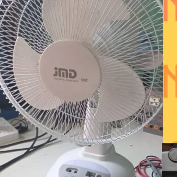 Defectación de ventiladores recargables