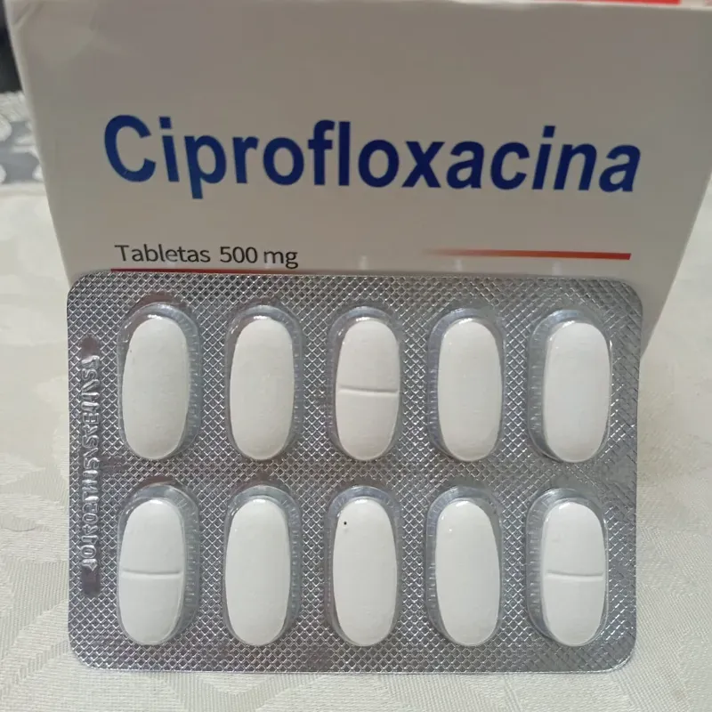  Ciprofloxacino (10 tabs de 500 mg)