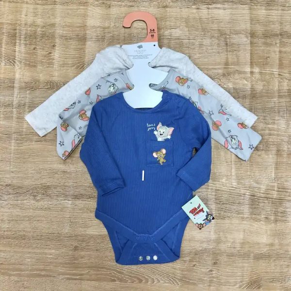Pack de 3 bodys de Tom y Jerry