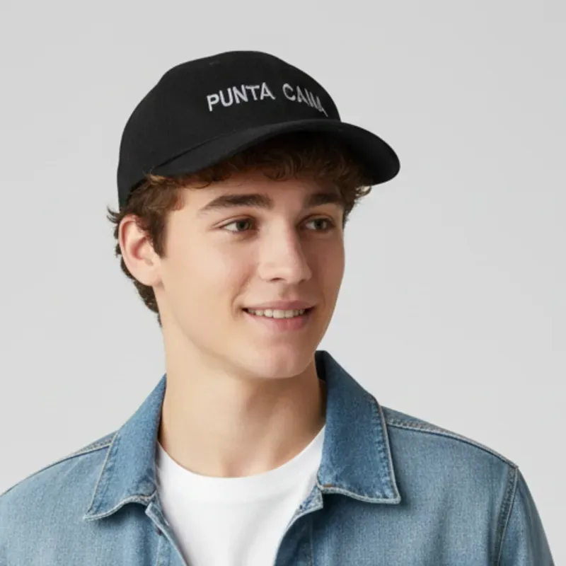 Gorra Negra Punta Cana