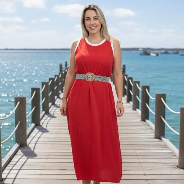 Vestido largo sin Mangas