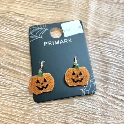 Par de aretes en forma de calabaza