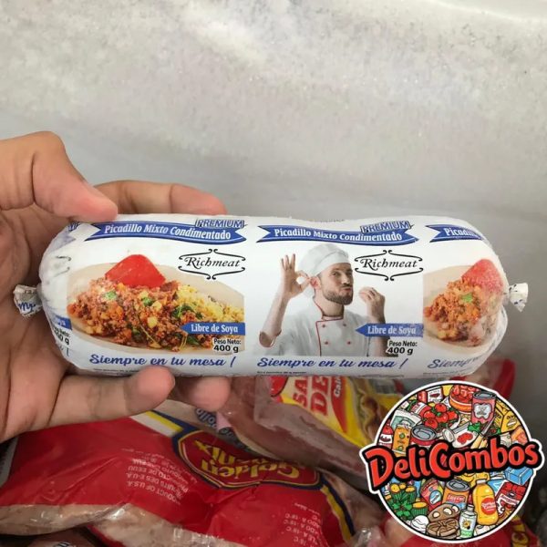 Picadillo de pollo condimentado