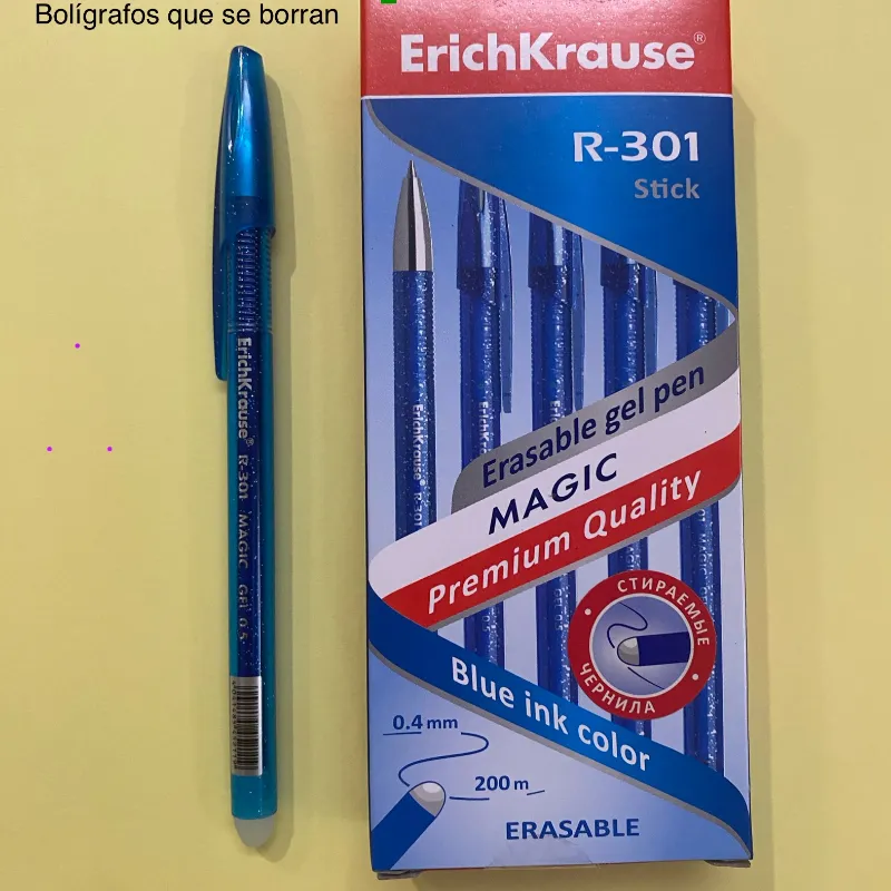 Bolígrafos mágicos