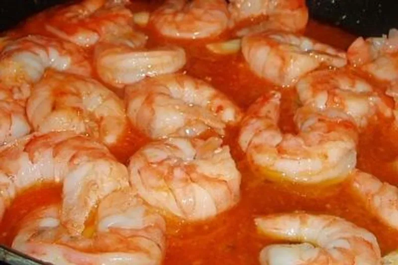 Camaron en salsa