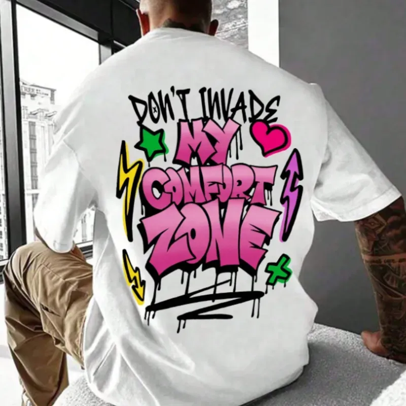 Pullover Blanco (letras rosadas)