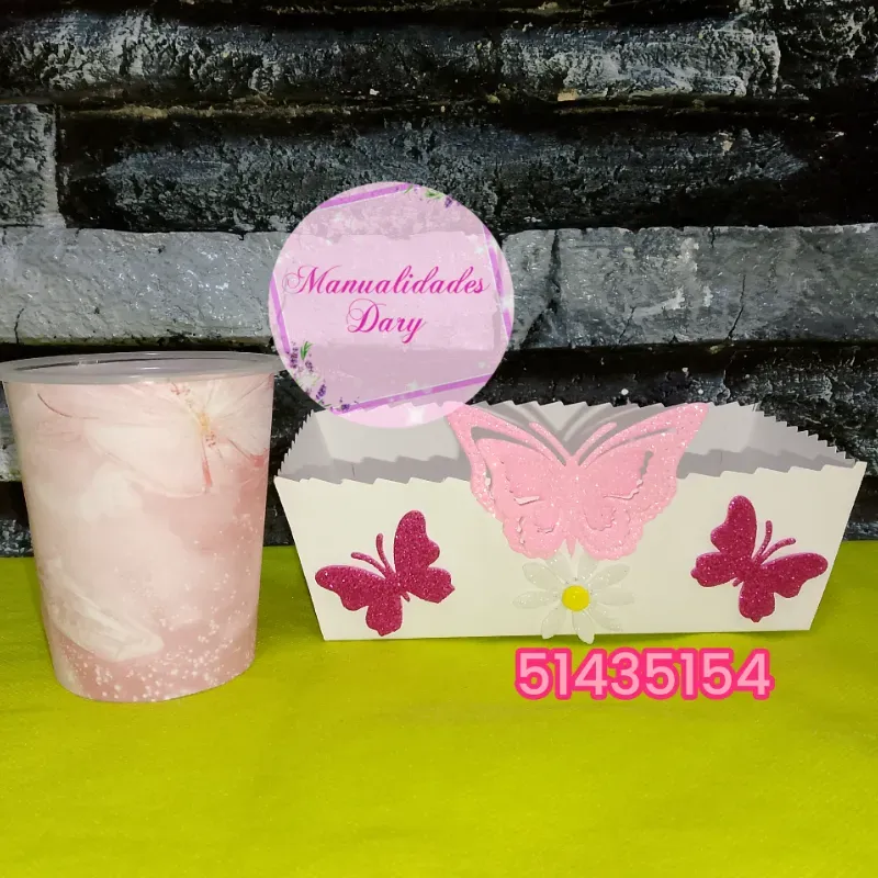 Set de Bandejita y vaso