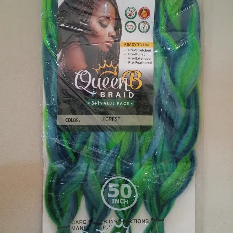 Cabello  Kanekalon de 50 pulgadas # FOREST