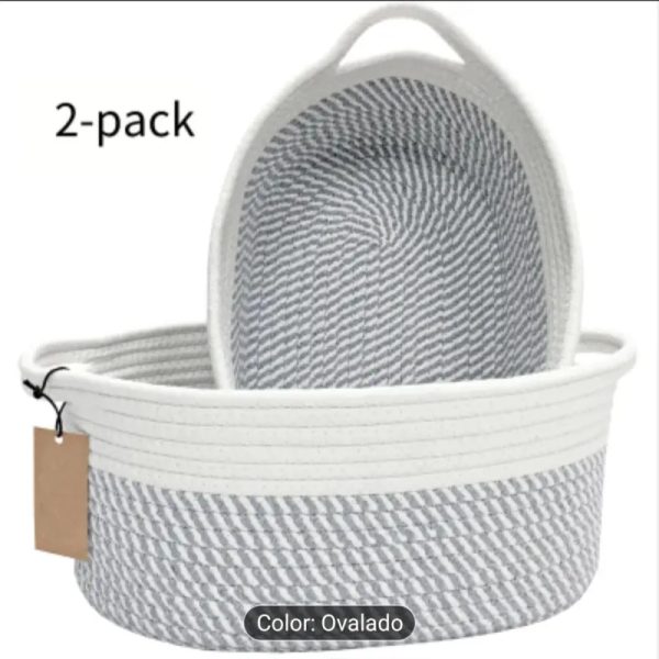 Pack de 2 Cestas Ovaladas