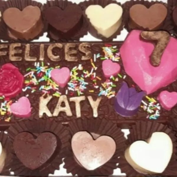 Caja de bombones personalizada