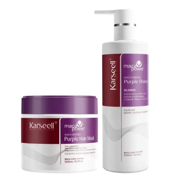 Combo Shampoo y Crema Matizadora Karseell