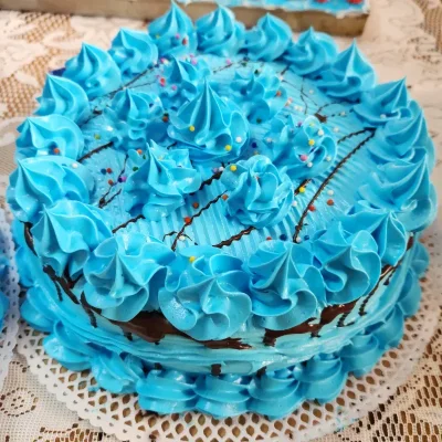 Cake panetelas de chocolate con merengue