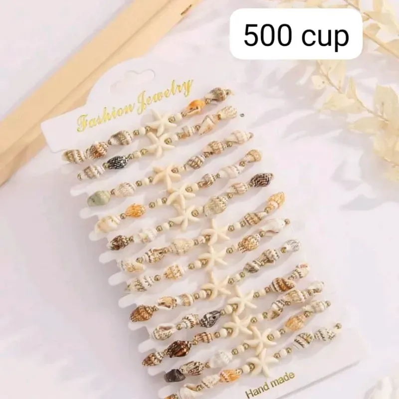 Pulseras de caracoles