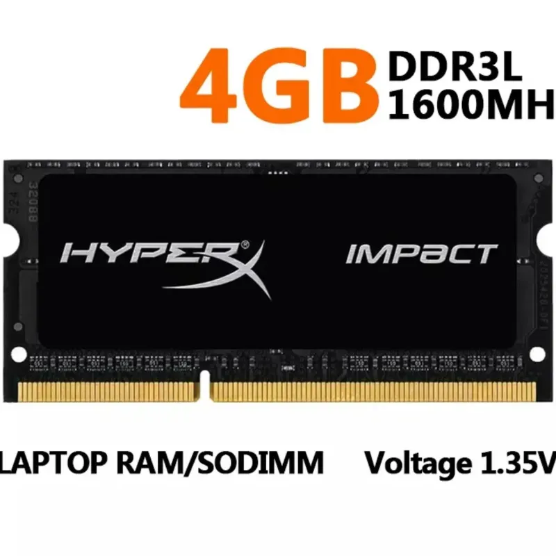 Memoria RAM Laptop  DDR3 4 GB Kingston Hyper Gaming a 1600hz