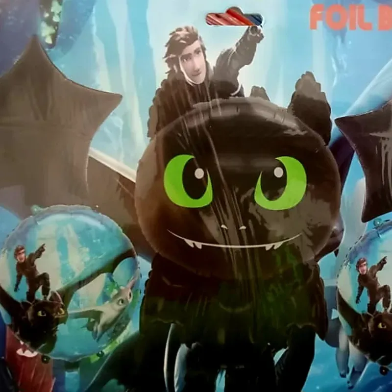 Set Globos Decoración "CÓMO ENTRENAR A TU DRAGÓN"