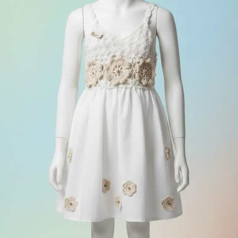 Bata de niña ( 1 a 3 años )