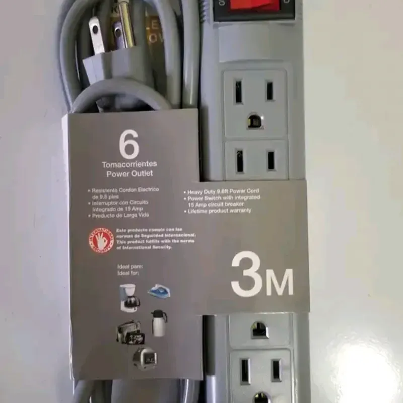 Regleta MultiTomas con interruptor