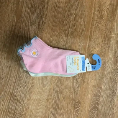 Pack de 5 pares de medias con flores