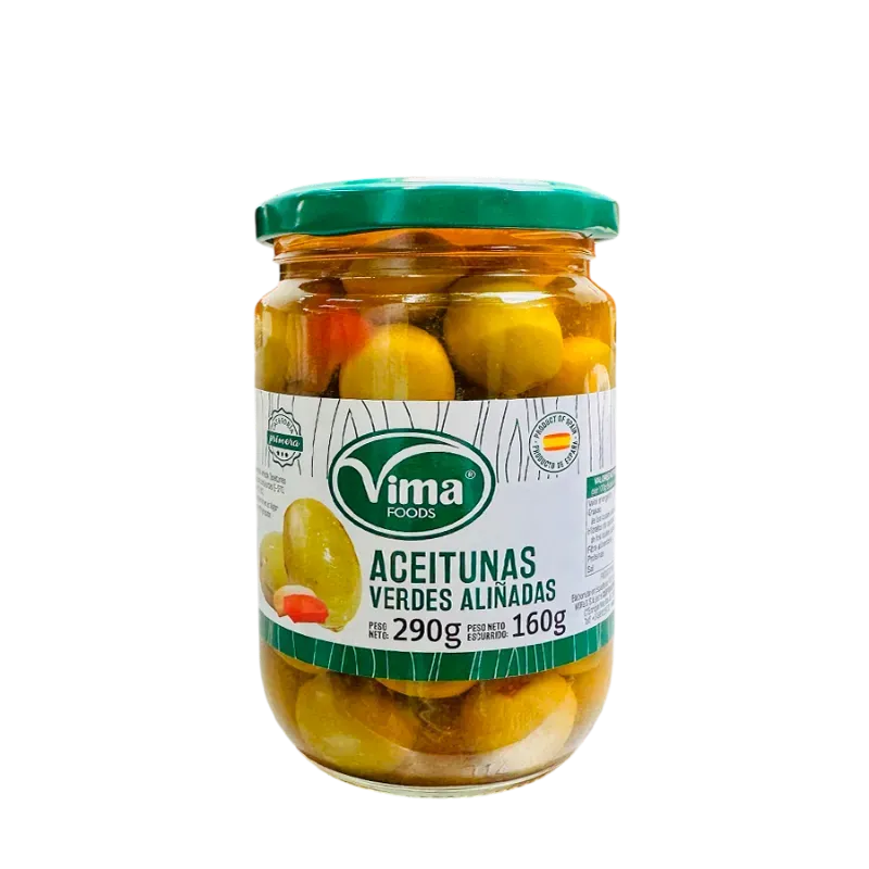 Aceitunas Verdes Aliñadas 290gr