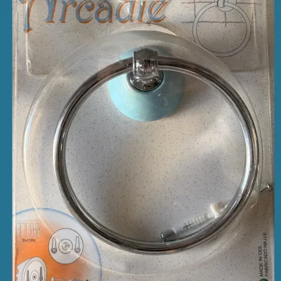 (35422) - Toallero argolla crujido azul