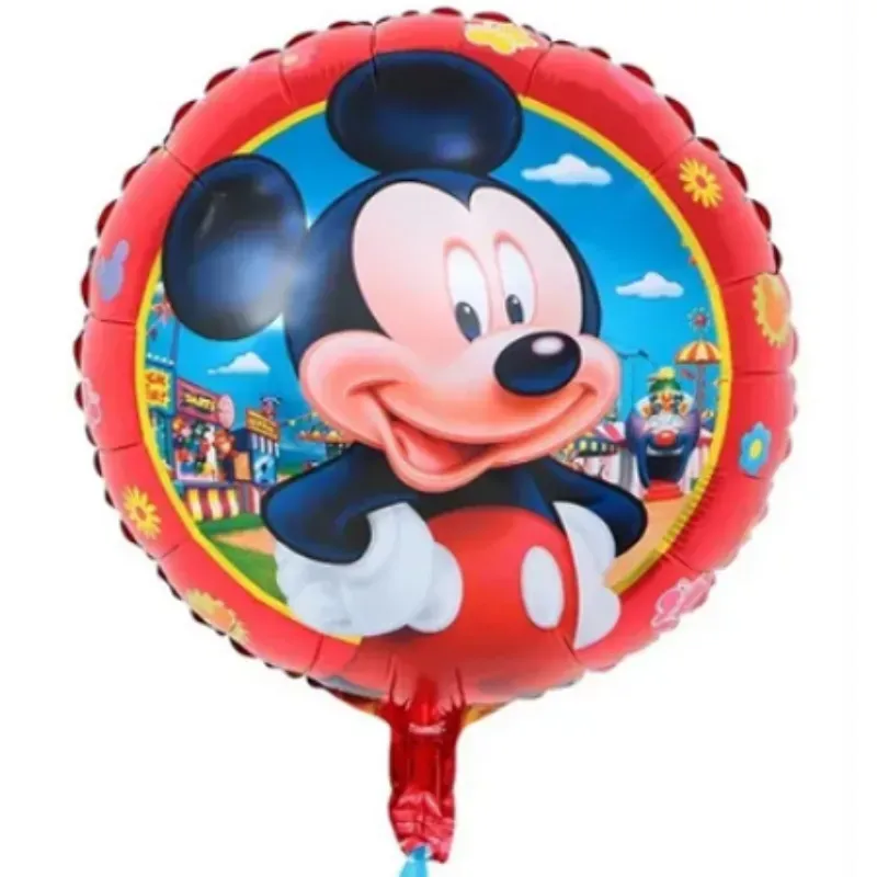 Globo Redondo Rojo de Mickey Mouse