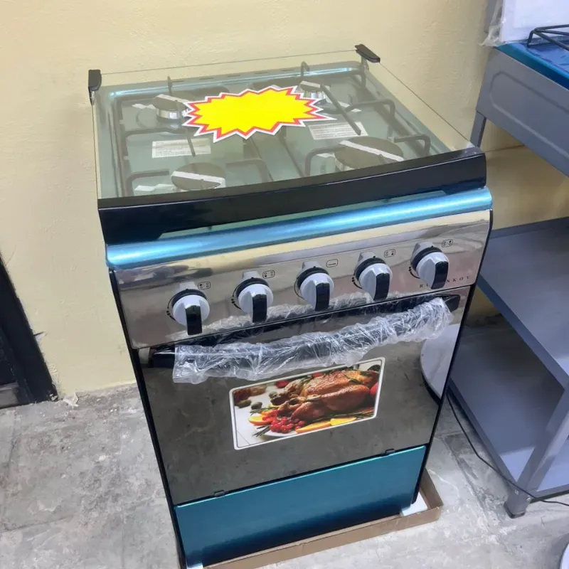 Cocina de gas con horno RUDENKOV