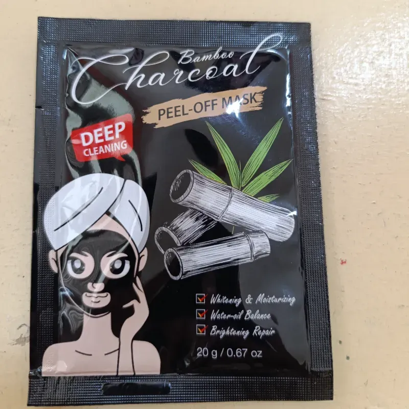 Mascarilla de carbón de bambú