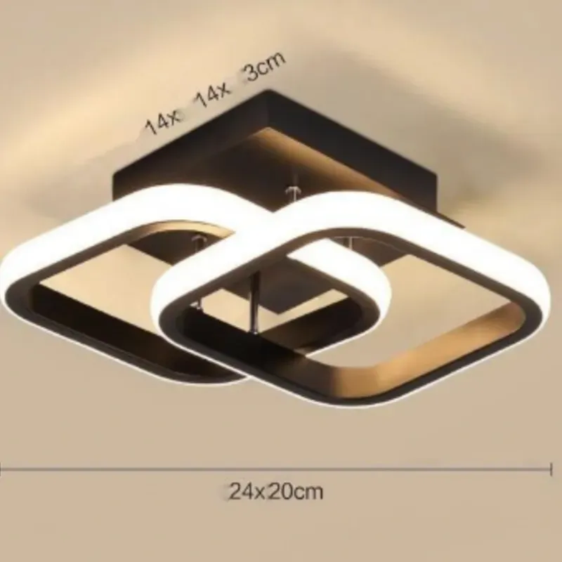 Lámparas LED de techo de estilo moderno y sencillo nordico europeo, lámparas de pasillo, lámparas de dormitorio lámparas de balcón