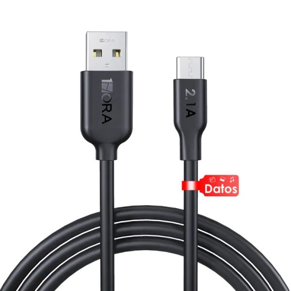 Cable Tipo C 2.1A 1HORA 1M