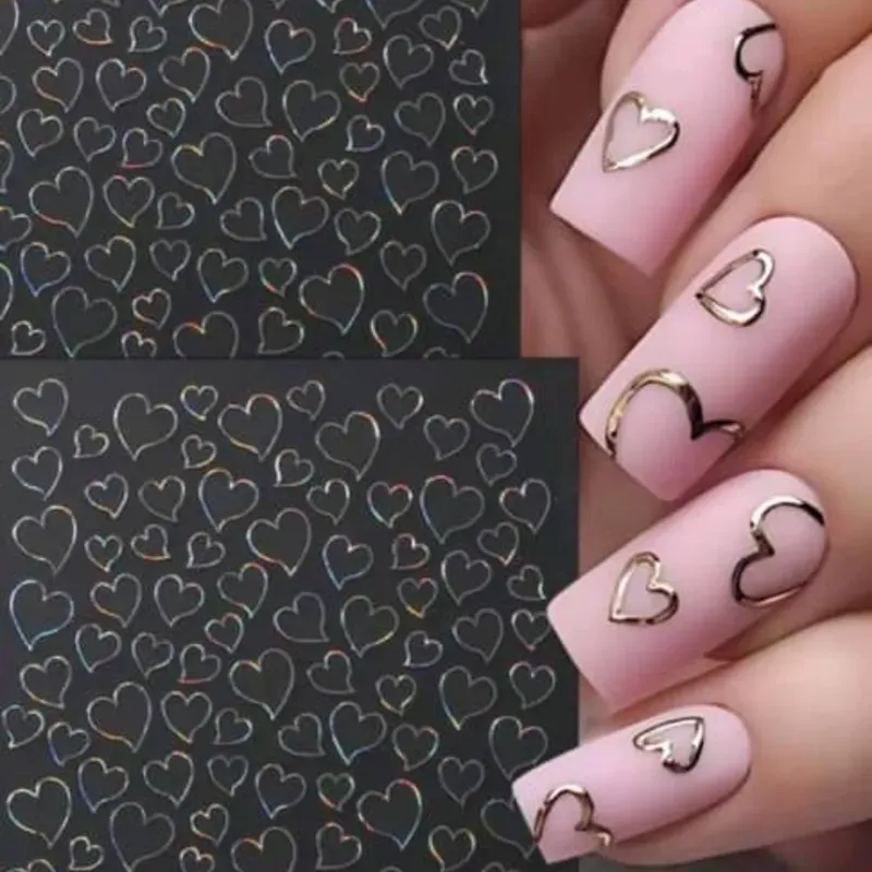 Calcomanía Corazones