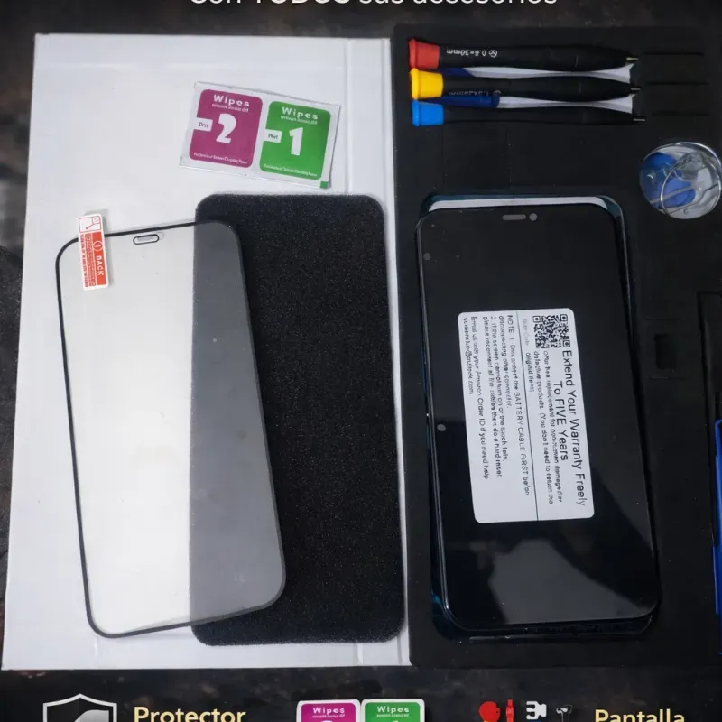 Pantalla de iPhone 11 Todos sus accesorios