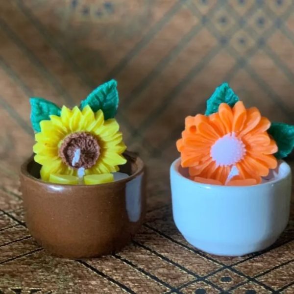 Velas en frasco