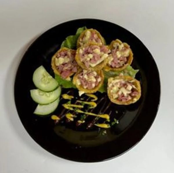 Tachinos Rellenos con Jamón y Queso