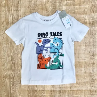 Pulóver blanco con dinosaurios