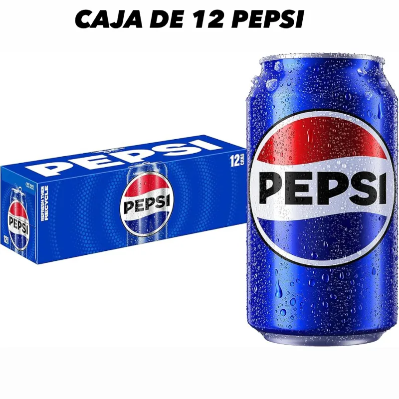 12 REFRESCO PEPSI COLA( media caja) 