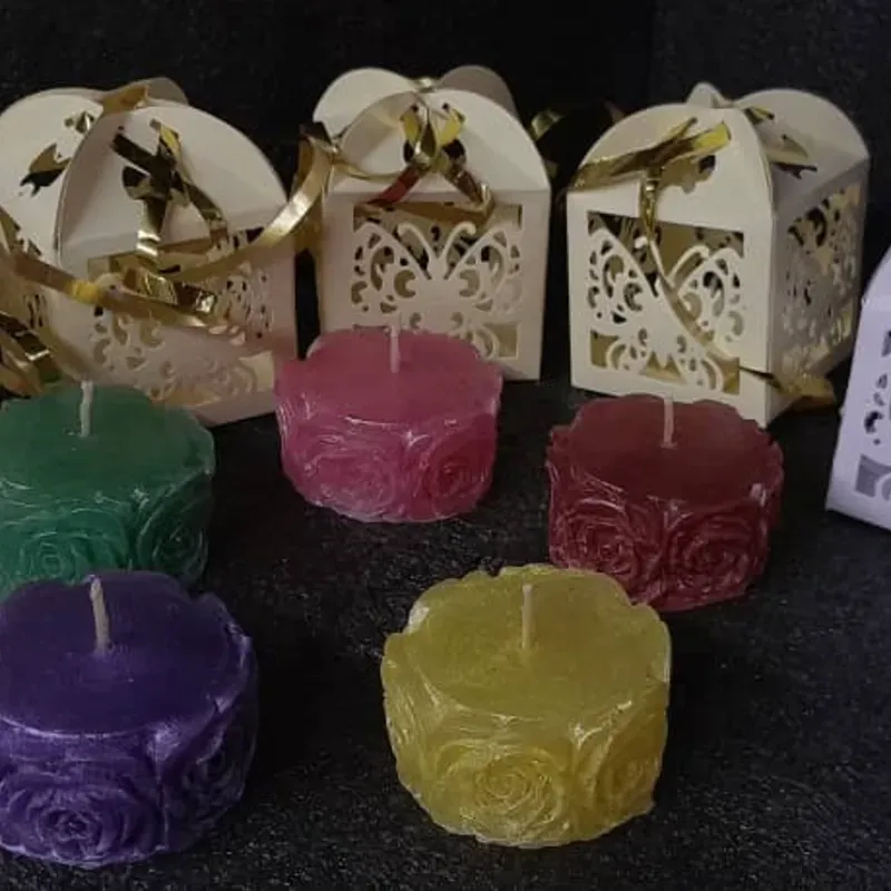 Set de caja con vela