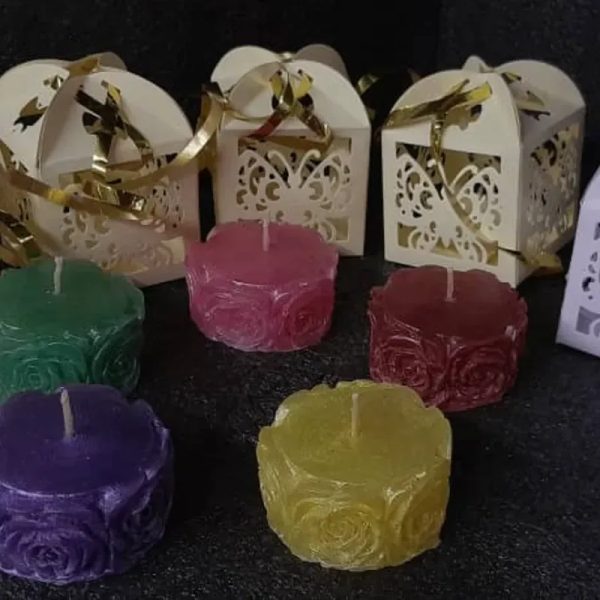 Set de caja con vela